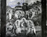 Ruski majstor: Gostoljublje Avramovo XVIII v, tempera na dasci, 31 X 27 X 2,2 cm